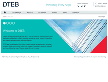 Tablet Screenshot of dteb.com